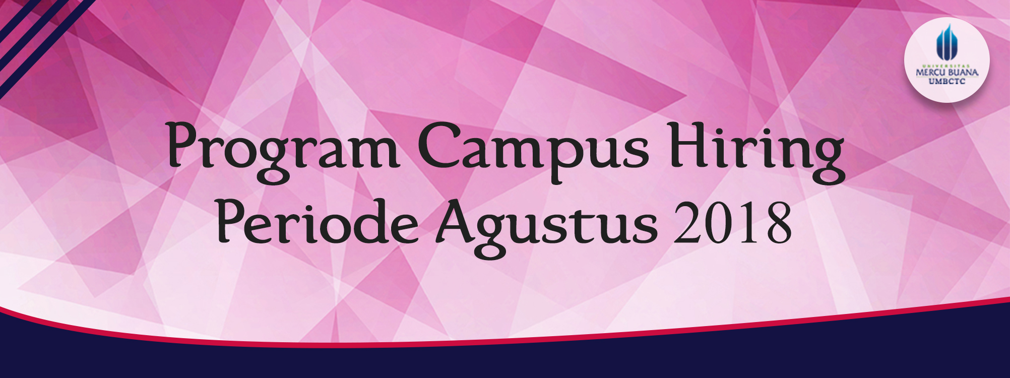 Program Campus Hiring Periode Agustus 2018