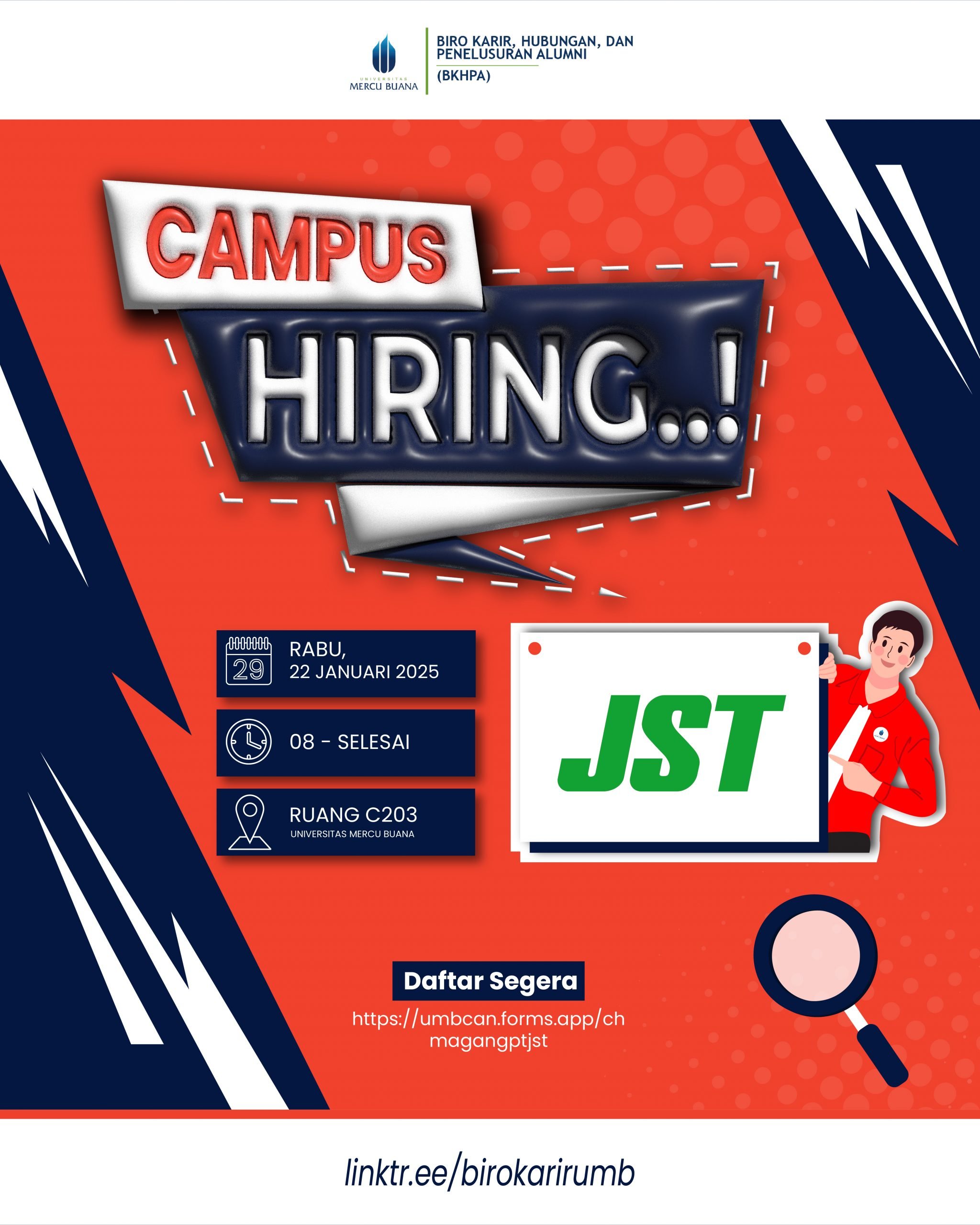 Campus Hiring PT JST Indonesia